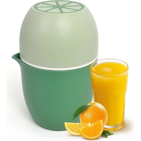 Presse-agrumes manuel portable, mini presse-agrumes manuel à double usage, presse-agrumes manuel portable pour oranges, raisins, pa (1/5)
