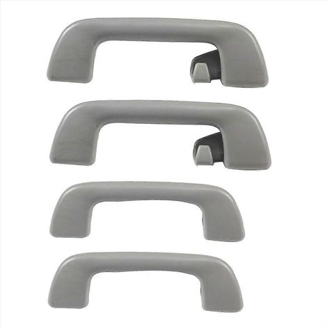 4 tiradores de reposabrazos de techo interior para coche, color gris oscuro. (1/5)