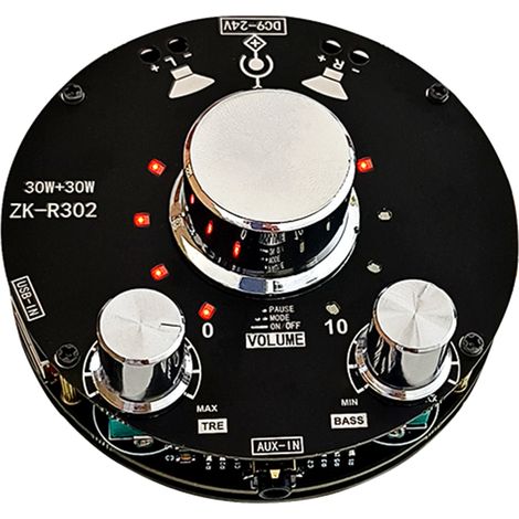Module amplificateur Bluetooth 30 W avec réglage des aigus et des graves (1/5)