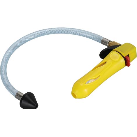 Pistola de soplado con gatillo roscado, duradera y práctica, multiusos, para aire acondicionado (AMARILLA) (1/4)
