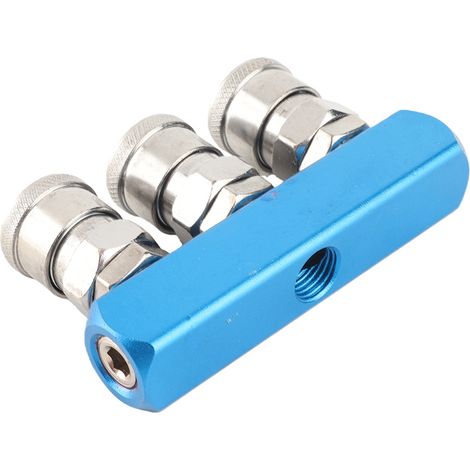 Raccord rapide pour compresseur d'air, coupleur rapide de type C, composants pneumatiques en alliage d'aluminium (1/5)