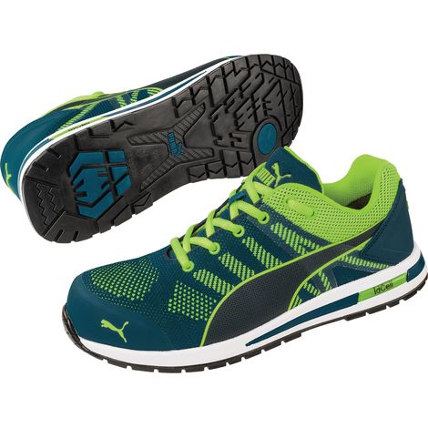 Scarpa di sicurezza Elevate Knit VERDE BASSO Taglia 45 W.11 blu/verde S1PS ESD FO HRO SR