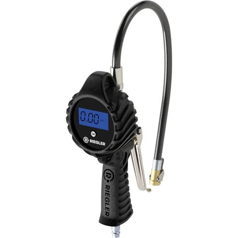 RIEGLER Hand-Reifenfüllmesser digital Momentstecker ungeeicht 0-12bar (1/4)