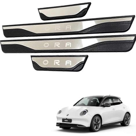 Plaque de seuil de porte pour Ora Extended Range 2024 2025 Accessoires auto Protection de seuil de porte 4 pièces Auto( ) (1/5)