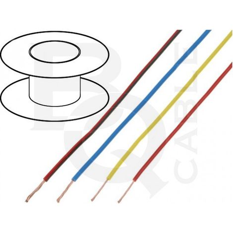 Bobine 100 M Câble de connexion 0,5mm Couleur White BQ BQ
