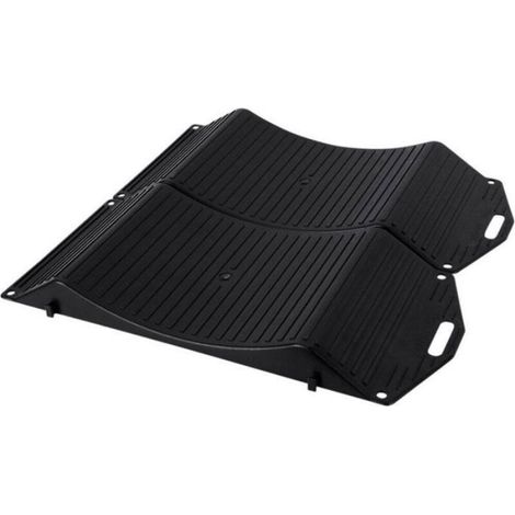 2pcs Cales de pneu XL - Capacité de charge 3 5 tonnes Antidérapantes - Prévention ovalisation des pneus - 440 x 200 mm (1/2)