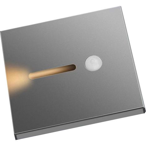 Lampe à détecteur de mouvement minimaliste, lumière douce, veilleuse, lampe à détecteur de mouvement pour couloir, grise. (1/5)