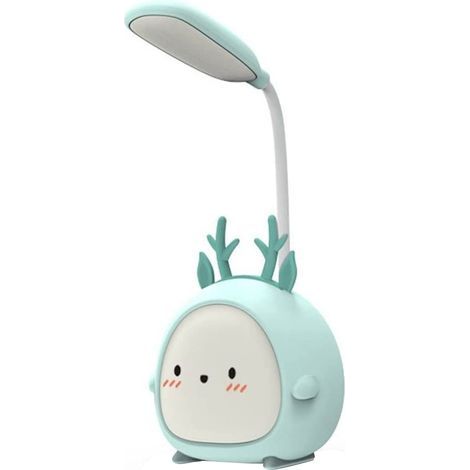 Lampe de bureau, LED, rechargeable par USB, portable, verte (1/5)