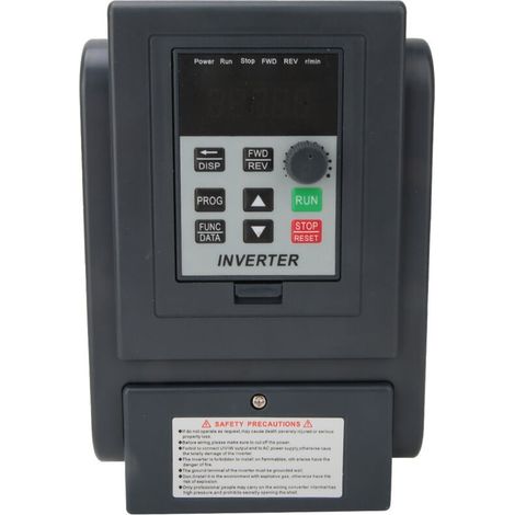 Convertisseur de fréquence monophasé 220V à triphasé 380V – Puissance 2.2 kW – Fréquence de sortie 400Hz – Contrôle PWM (1/5)