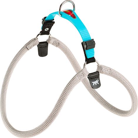 Ferplast AGILA SPORT Pettorina ergonomica per cani in cordino di nylon. Chiusura a microregolazione. Vari colori e misure.. Variante 8 - Misure: A=B 69-77 cm Ø 13 mm - Grigio