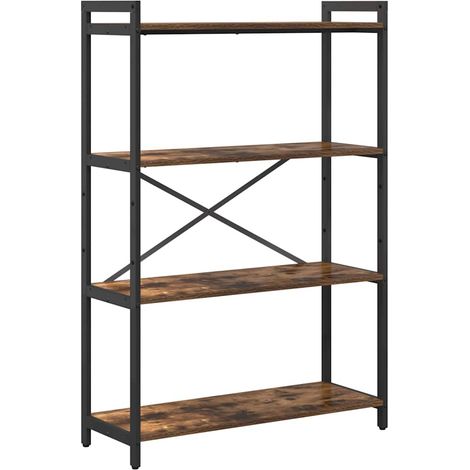 Étagère Chêne fumé 80 x 30 x 120 cm Bois d'ingénierie (1/5)