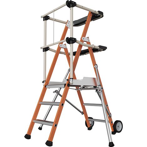 Elektriker Podestleiter - Maximale Arbeitshöhe 2.71m - 2272853 (1/5)