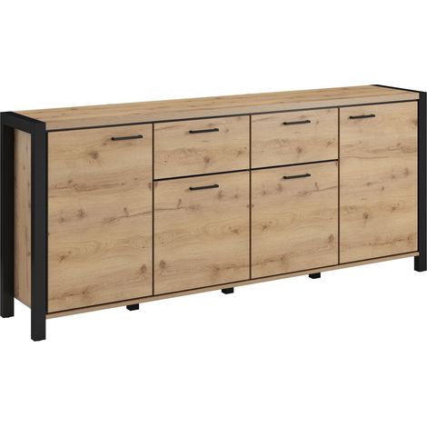 Cómoda Temire 103 , Con cajones y puertas, Número de cajones: 0, 91x213x41cm (1/5)