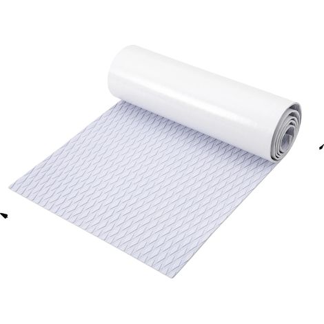 Tapis de Pont de Bateau, EVA Imperméable, Design Antidérapant, Gris Clair (1/2)