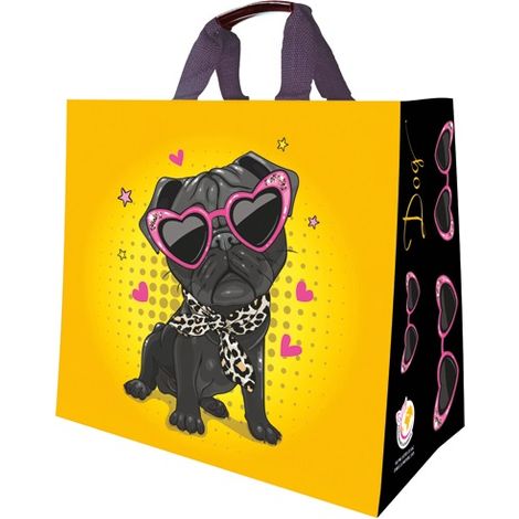 Cabas Pp Tejido Perro 30l 37x36cm - Esfera