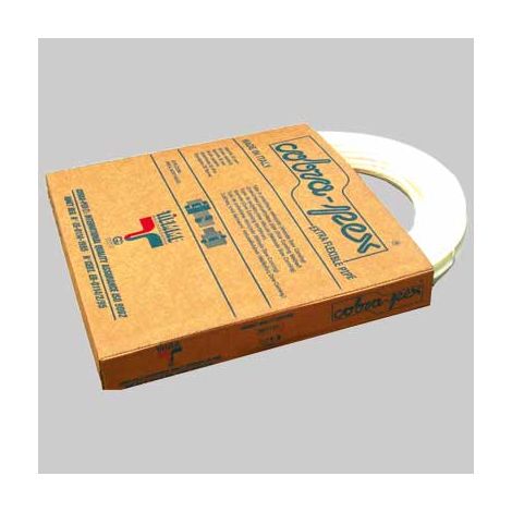TUBO IN POLIETILENE RETICOLATO COBRA-PEX BIANCO - 18 x 2,5 - 100 metri - TIEMME