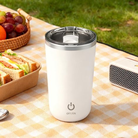 Mug À Mélange Automatique,350ml Électrique et Rechargeable (1/4)