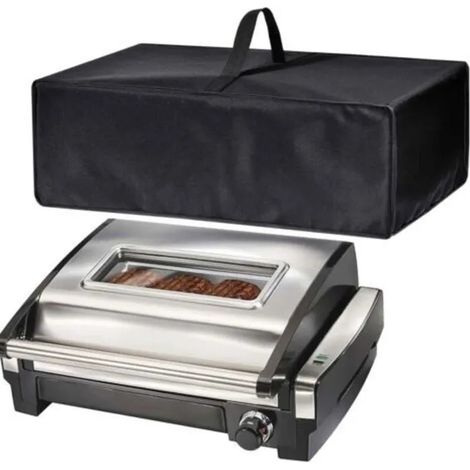 Housse anti-poussière pour barbecue d'intérieur Ninja GR101 Sizzle sans fumée et grille/Hamilton Beach Electric Indoor Grill