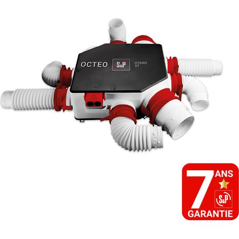 Vmc Hygro Standard per alloggio (ristrutturazione/sostituzione) fino a 6 sanitari - 607700 - Soler Et