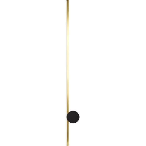 Lampe Murale Moderne LED Abat-Jour en Aluminium Base en Fer Noire Éclairage Salon Bureau Chambre Dorée Ingenio (1/5)
