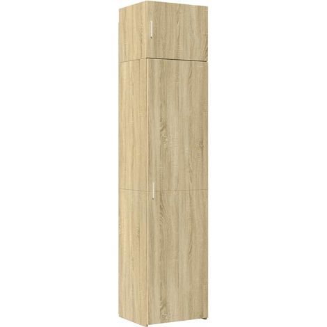 Maison Exclusive - Mobile Sottile Rovere Sonoma 50x42,5x225 cm in Truciolato