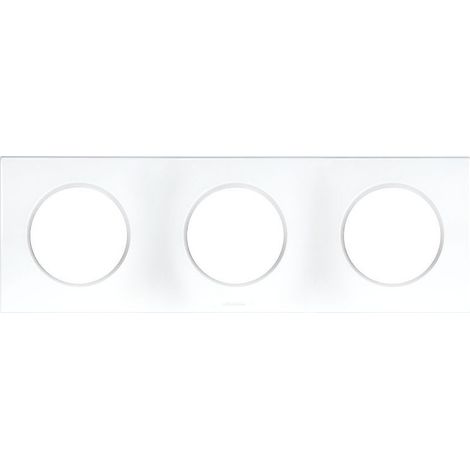 EUROHM SQUARE PLAQUE TRIPLE BLANC - 60298