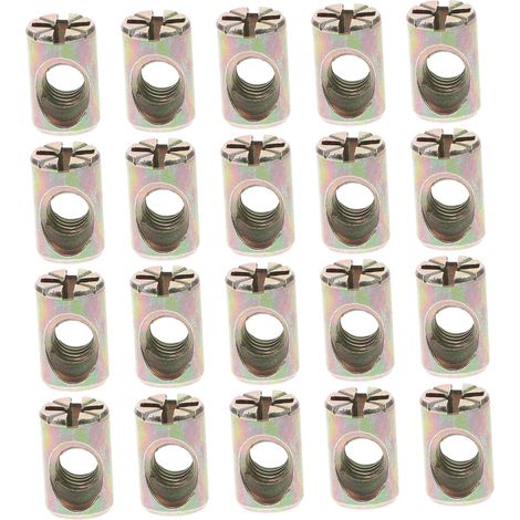 Kit de 20 écrous cylindriques Luxshiny pour meubles, chaises et (1/5)