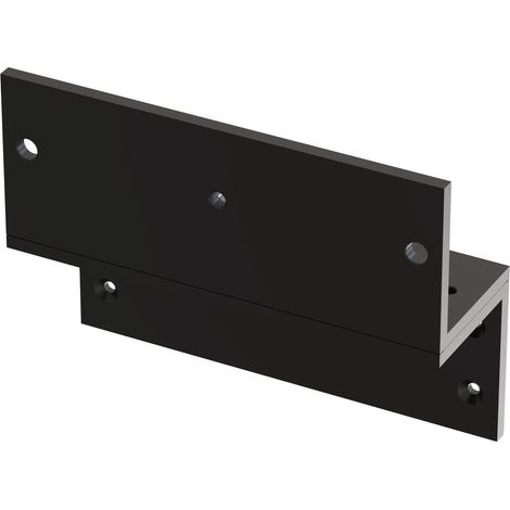 Equerre Z ajustable pour série V550 - Aluminium noir - SEWOSY - V550ZN