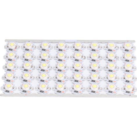 Ampoule LED haute luminosité à économie d'énergie, perles de lampe DIY avec plaque en aluminium pour phares, éclairages de meubles et éclairage naturel 1W 12V (1/5)