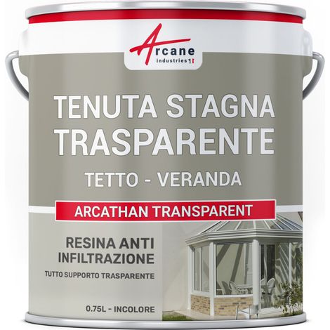 Guaina liquida impermeabilizzante trasparente ARCATHAN TRANSPARENT - 0,75 L - ARCANE INDUSTRIES