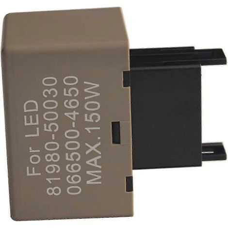 Elektronisches 8-poliges Blinkrelais für LED-Lampe 81980-50030 Ausgabe 0620