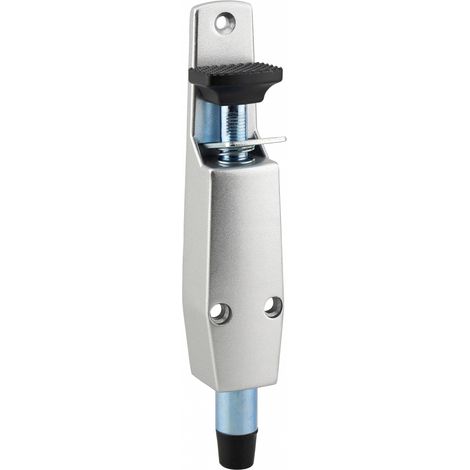 Thirard – Butoir de porte en caoutchouc 180mm – Frein caoutchouc pour portes jusqu'à 60kg – Installation facile – Argent