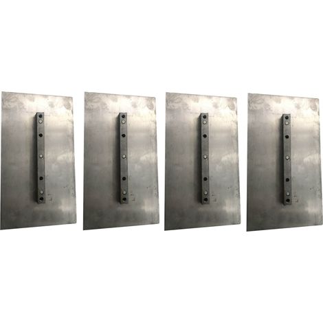 Varan Motors - LAME-S80 4 Cuchillas de acabado para la paleta mecanico (265x150mm), cuchillas de alisado (1/3)