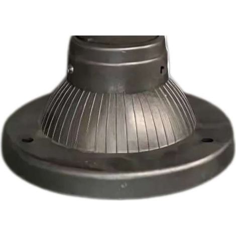 Dr.C Base per Palo Illuminazione Esterna - Nero - Termoplastico (1/2)