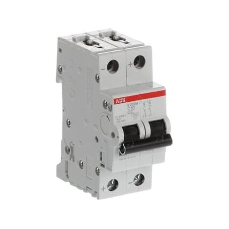Disjoncteur DC (S202MUC) 2P 10KA 440VDC C-10A 2CDS272061R0104 ABB 381219