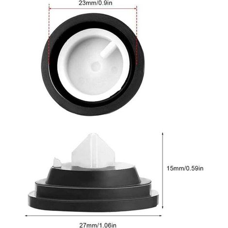 Lot de 3 Membrane pour Robinet Flotteur Siamp Alimentation Basse pour valve à boisseau sphérique Siamp Diaphragme, Rondelles de Diaphragme (1/5)