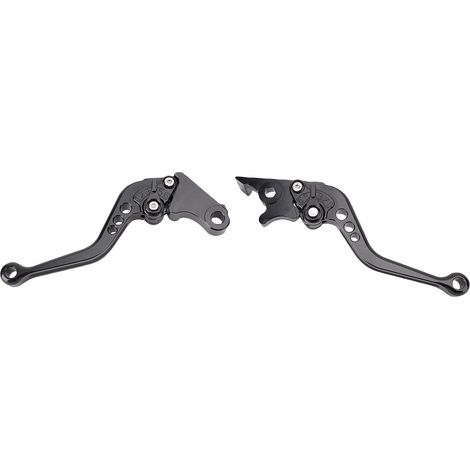 Brems- und Kupplungshebel aus eloxierter Aluminiumlegierung, manuell verstellbar, Ersatzteil für GB350S CB350 RS Motorräder, schwarz (1/5)
