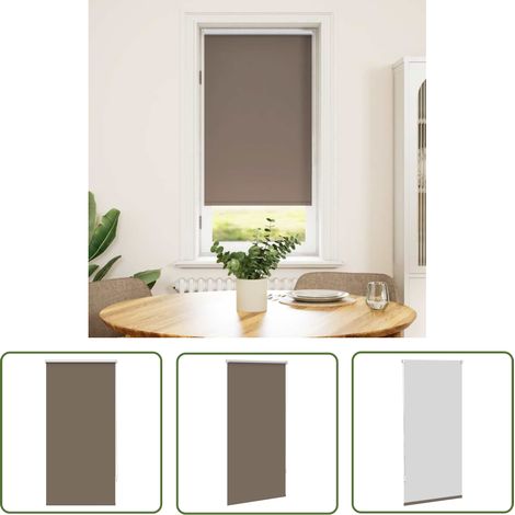 Verdunklungsrollo Verdunkelungsrollo Rollo 60x120 braun - Fensterrollo - Braun - Blickdichtes Rollo - Thermobeschichtetes Rollo - Rollo Mit Kettenzug (1/5)