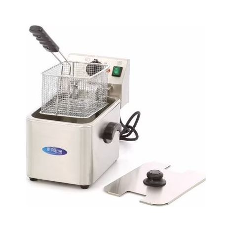 Friteuse professionnelle 4 L ECO - inox - thermostat 0-190°C, 1 panier