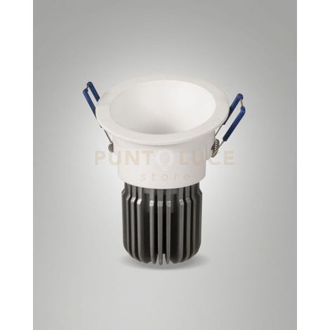 TOODLE INCASSO TONDO ASIMMETRICO 3000K 1250LM 11W BIANCO
