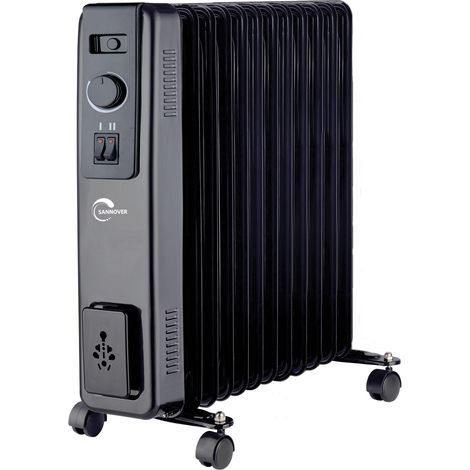 Radiatore Elettrico a Bagno d'olio Baneos Luxe Pro Sannover 2500 W (1/3)