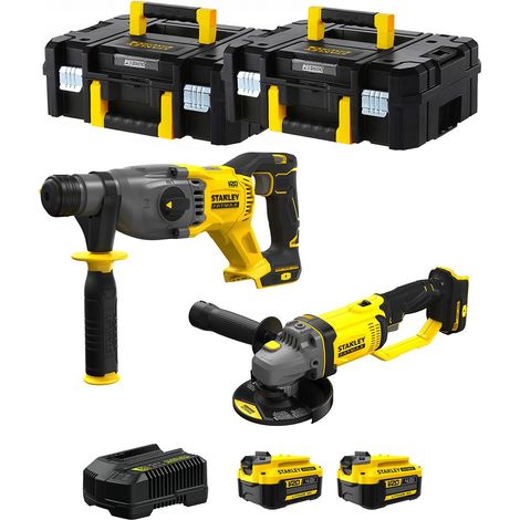 STANLEY FatMax Kit SVK203 (SFMCH900 + SFMCG400 + 2 x 4,0 Ah + Cargador + 2 x TSTAK II) (1/5)