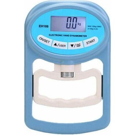 Le compteur de force de préhension dynamomètre numérique portable de 120 kg capture automatiquement la force de préhension électronique (1/5)