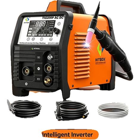Machine à souder TIG, Fonctionnalité multi-processus, Design léger, TIG200P AC DC, 220V (1/5)