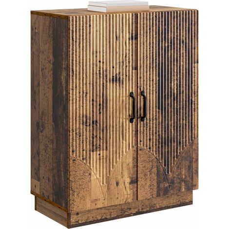 Maison La Vie - Buffet Salon Moderne - Meuble de rangement - Bois ancien 66 x 34,5 x 87 cm Bois d'ingénierie bu3012