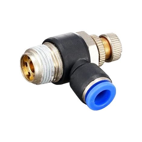 Conector neumático, diseño de conexión rápida, amplio rango de funcionamiento, SL8-03, 5PCS-b (1/2)