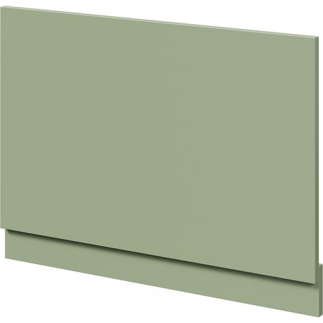 Olive Green MDF 750mm End Bath Panel with Plinth (1/4)
