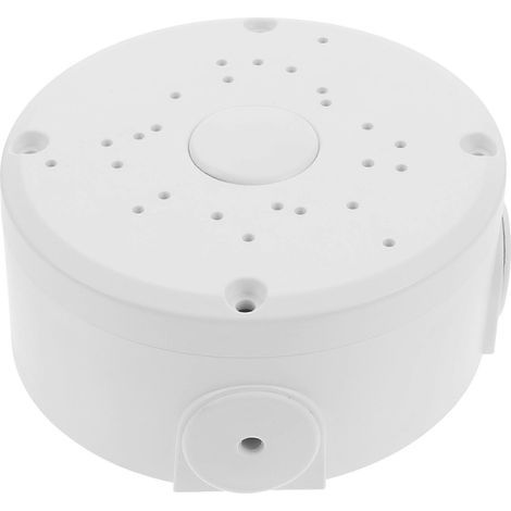 Boîtier de jonction pour caméra, support de caméra de sécurité pour caméra, grand boîtier de dissimulation de câbles électriques-12X12X5.2CM-White (1/4)