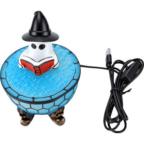 Fantôme bain moussant veilleuse mignon effrayant LED livre de lecture décoratif vacances salle de bain décor cadeau (1/5)