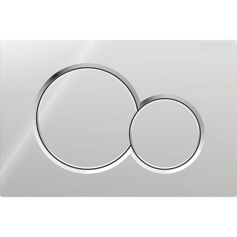 Gilt für Geberit Sigma01 Betätigungsplatte für 2-Mengen-Spülung: Chrom glänzend (115.770.21.5) (1/4)